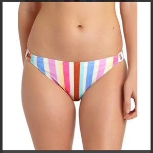 CALIFORNIA WAVES JUNIOR STRIPED RING SWIM BOTTOM